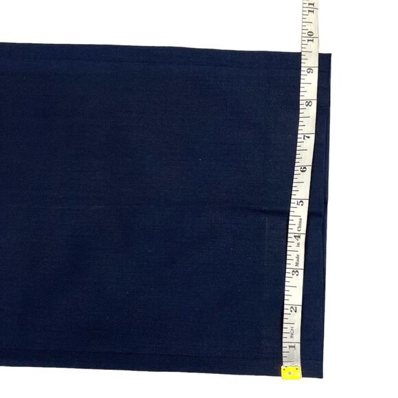 Lafayette 148 Pants Barrow Navy Blue Straight Leg Women's 14 Wool Blend Career - Picture 6 of 9